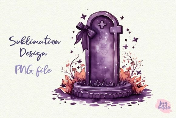Download Purple Coquette Grave Clipart Gothic PNG - Gothic png Collection